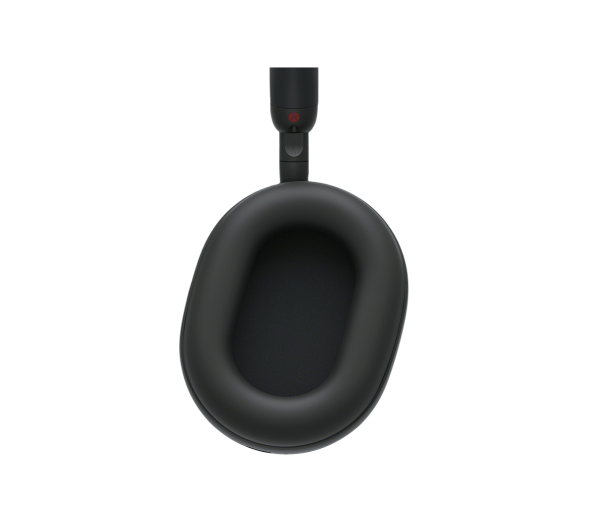 Black Sony WH-1000XM5 wireless noise-cancelling headphones