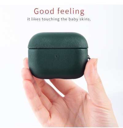 Gree leather AirPods Pro case